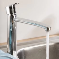 Grohe Keukenkraan Wave Cosmopolitan Met Hendel Chroom -Gamma Badkamer Winkel 123 24