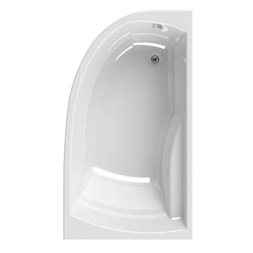 Allibert Diva bad asymetrisch links ca. 160x90 cm Allibert Diva Bad Asymetrisch Links Ca. 160x90 Cm -Gamma Badkamer Winkel 123 2434