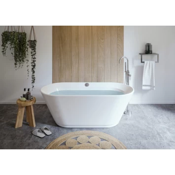 Allibert Bad Zora 176x80 cm Vrijstaand Wit Glanzend Allibert Bad Zora 176x80 Cm Vrijstaand Wit Glanzend -Gamma Badkamer Winkel 123 2455