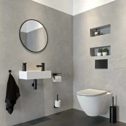 Tiger Haak Klein Noon Zwart 7 Tiger Haak Klein Noon Zwart -Gamma Badkamer Winkel 123 2505