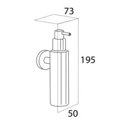 Tiger Zeepdispenser Boston Hangend Chroom -Gamma Badkamer Winkel 123 2510