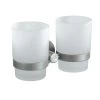 Haceka Dubbele Bekerhouder Kosmos Hangend Met Bekers RVS -Gamma Badkamer Winkel 123 2511