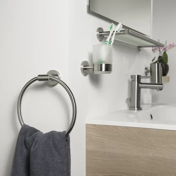 Tiger handdoekring Boston RVS Tiger Handdoekring Boston RVS -Gamma Badkamer Winkel 123 2513