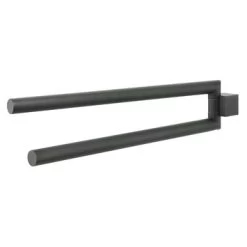 Tiger Handdoekrek Nomad Met Draaibare Armen Zwart 3 Tiger Handdoekrek Nomad Met Draaibare Armen Zwart -Gamma Badkamer Winkel 123 2546