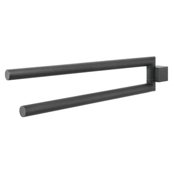 Tiger Handdoekrek Nomad met Draaibare Armen Zwart Tiger Handdoekrek Nomad Met Draaibare Armen Zwart -Gamma Badkamer Winkel 123 2546