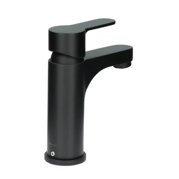 Atlantic wastafelkraan Parker met hendel Zwart Atlantic Wastafelkraan Parker Met Hendel Zwart -Gamma Badkamer Winkel 123 256