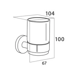 Tiger Bekerhouder Boston Met Beker RVS 5 Tiger Bekerhouder Boston Met Beker RVS -Gamma Badkamer Winkel 123 2570