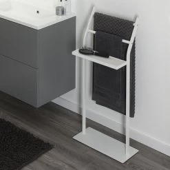 Sealskin Handdoekrek Modern Metaal Wit -Gamma Badkamer Winkel 123 2573