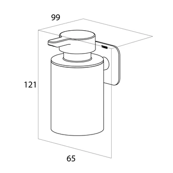 Tiger Zeepdispenser Colar Hangend Chroom Tiger Zeepdispenser Colar Hangend Chroom -Gamma Badkamer Winkel 123 2617