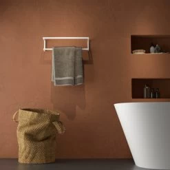 Sealskin Carré Handdoekrek 48 Cm Wit -Gamma Badkamer Winkel 123 2666