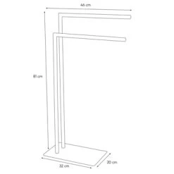 Sealskin Handdoekrek Tube Metaal Chroom -Gamma Badkamer Winkel 123 2689