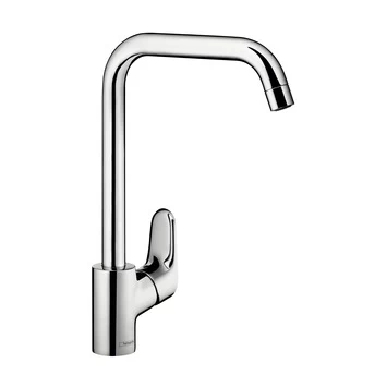 Hansgrohe Keukenkraan Ecos L met Hendel Chroom Hansgrohe Keukenkraan Ecos L Met Hendel Chroom -Gamma Badkamer Winkel 123 269