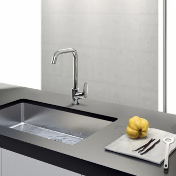 Hansgrohe Keukenkraan Ecos L met Hendel Chroom Hansgrohe Keukenkraan Ecos L Met Hendel Chroom -Gamma Badkamer Winkel 123 270
