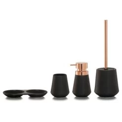 Sealskin Zeepbakje Conical Porselein Zwart -Gamma Badkamer Winkel 123 2720