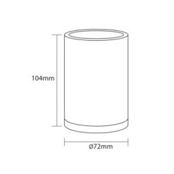 Sealskin Beker Grace Wit -Gamma Badkamer Winkel 123 2766