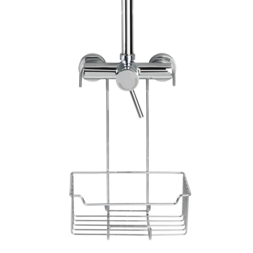 Wenko douchecaddy Milo om aan kraan te hangen glanzend RVS Wenko Douchecaddy Milo Om Aan Kraan Te Hangen Glanzend RVS -Gamma Badkamer Winkel 123 2850