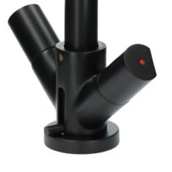 Aqualino Wastafelkraan Fortore 2-knops Met Waste Zwart 10 Aqualino Wastafelkraan Fortore 2-knops Met Waste Zwart -Gamma Badkamer Winkel 123 286