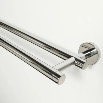 Tiger Dubbel Handdoekrek Boston Chroom Tiger Dubbel Handdoekrek Boston Chroom -Gamma Badkamer Winkel 123 2883