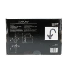 Aqualino Wastafelkraan Fortore 2-knops Met Waste Zwart 15 Aqualino Wastafelkraan Fortore 2-knops Met Waste Zwart -Gamma Badkamer Winkel 123 291