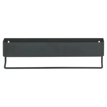 Sealskin Plank- en handdoekhouder Brix Zwart Sealskin Plank- En Handdoekhouder Brix Zwart -Gamma Badkamer Winkel 123 2924