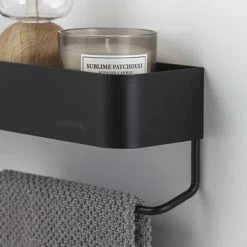 Sealskin Plank- En Handdoekhouder Brix Zwart 6 Sealskin Plank- En Handdoekhouder Brix Zwart -Gamma Badkamer Winkel 123 2926