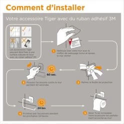 Tiger Handdoekrek Colar RVS 10 Tiger Handdoekrek Colar RVS -Gamma Badkamer Winkel 123 2983