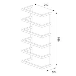 Sealskin Carré Handdoekrek Groot Zwart -Gamma Badkamer Winkel 123 3033