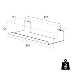 Tiger Planchet Colar RVS 30 Cm 8 Tiger Planchet Colar RVS 30 Cm -Gamma Badkamer Winkel 123 3103