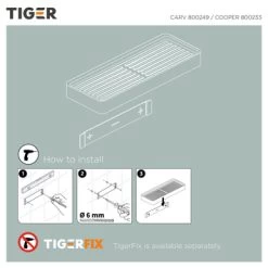 Tiger Planchet Cooper 28 Cm RVS/zwart 7 Tiger Planchet Cooper 28 Cm RVS/zwart -Gamma Badkamer Winkel 123 3111