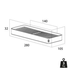 Tiger Planchet Cooper 28 Cm RVS/zwart 8 Tiger Planchet Cooper 28 Cm RVS/zwart -Gamma Badkamer Winkel 123 3112