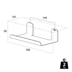 Tiger Planchet Colar RVS 18 Cm -Gamma Badkamer Winkel 123 3136
