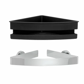 Tiger Noon hoek douchemand 22 x 8 x 22 cm chroom Tiger Noon Hoek Douchemand 22 X 8 X 22 Cm Chroom -Gamma Badkamer Winkel 123 3183