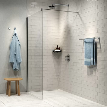 Tiger Noon hoek douchemand 22 x 8 x 22 cm chroom Tiger Noon Hoek Douchemand 22 X 8 X 22 Cm Chroom -Gamma Badkamer Winkel 123 3184