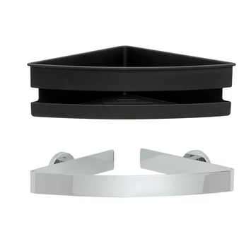 Tiger Noon hoek douchemand 22 x 8 x 22 cm chroom Tiger Noon Hoek Douchemand 22 X 8 X 22 Cm Chroom -Gamma Badkamer Winkel 123 3186