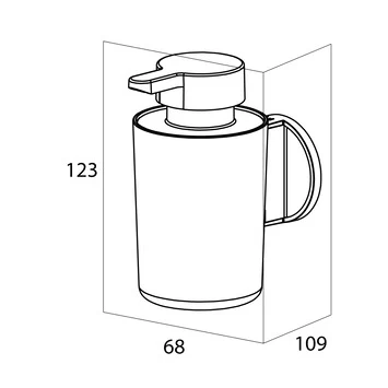 TIger zeepdispenser hangend Tune RVS TIger Zeepdispenser Hangend Tune RVS -Gamma Badkamer Winkel 123 3217