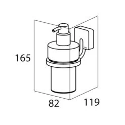Tiger Zeepdispenser Impuls Hangend RVS -Gamma Badkamer Winkel 123 3230
