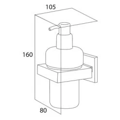 Tiger Zeepdispenser Items Hangend RVS -Gamma Badkamer Winkel 123 3261