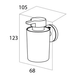 Tiger Zeepdispenser Urban Hangend Zwart -Gamma Badkamer Winkel 123 3315