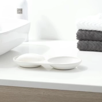 Sealskin zeepbakje Conical porselein wit Sealskin Zeepbakje Conical Porselein Wit -Gamma Badkamer Winkel 123 3410