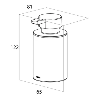 Tiger Zeepdispenser Colar Chroom Tiger Zeepdispenser Colar Chroom -Gamma Badkamer Winkel 123 3427