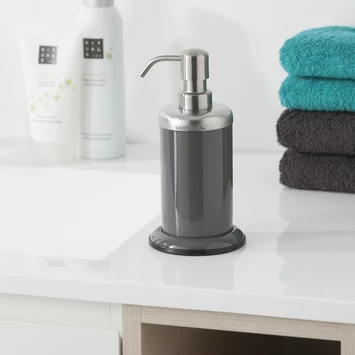 Sealskin Acero zeepdispenser grijs Sealskin Acero Zeepdispenser Grijs -Gamma Badkamer Winkel 123 3452