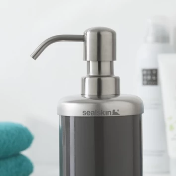 Sealskin Acero zeepdispenser grijs Sealskin Acero Zeepdispenser Grijs -Gamma Badkamer Winkel 123 3454