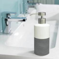 Sealskin Zeepdispenser Doppio Grijs -Gamma Badkamer Winkel 123 3464