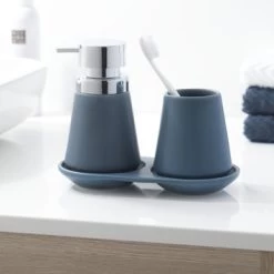 Sealskin Zeepbakje Conical Porselein Blauw -Gamma Badkamer Winkel 123 3489