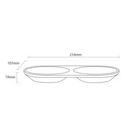 Sealskin Zeepbakje Conical Porselein Blauw -Gamma Badkamer Winkel 123 3490