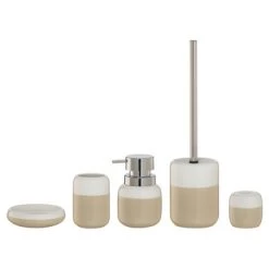 Sealskin Zeepdispenser Sphere Porcelein Zand -Gamma Badkamer Winkel 123 3493