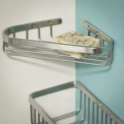 Tiger Zeepbakje Exquisit Voor Hoek Hangend RVS 5 Tiger Zeepbakje Exquisit Voor Hoek Hangend RVS -Gamma Badkamer Winkel 123 3575