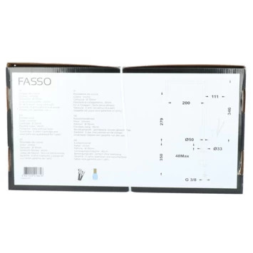 Absolut keukenkraan Fasso met hendel Chroom Absolut Keukenkraan Fasso Met Hendel Chroom -Gamma Badkamer Winkel 123 358