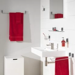 Tiger Handdoekrek Cliqit Donkergrijs RVS -Gamma Badkamer Winkel 123 3647