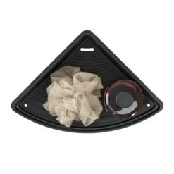 Tiger Hoekdouchemand Cooper 21 Cm RVS/zwart -Gamma Badkamer Winkel 123 3652